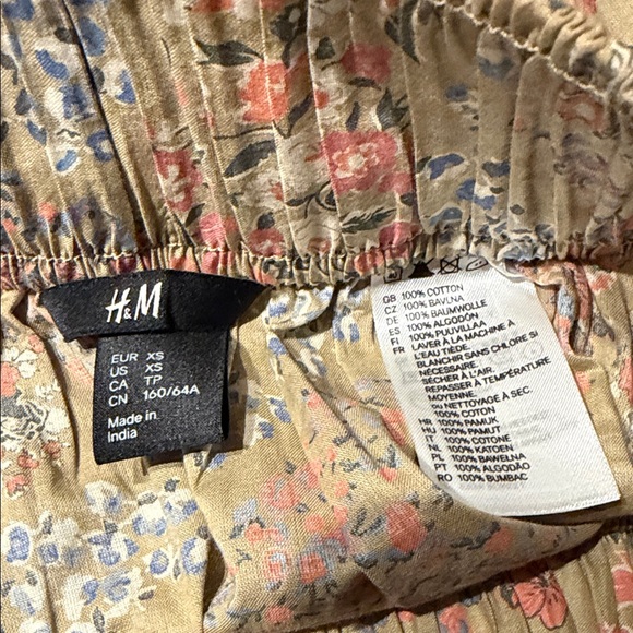 Floral Yellow Skirt - Picture 4 of 4